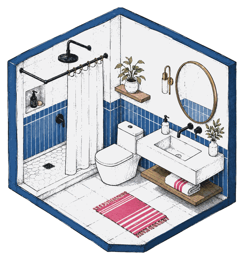 bathROOMs, el cuarto Cove