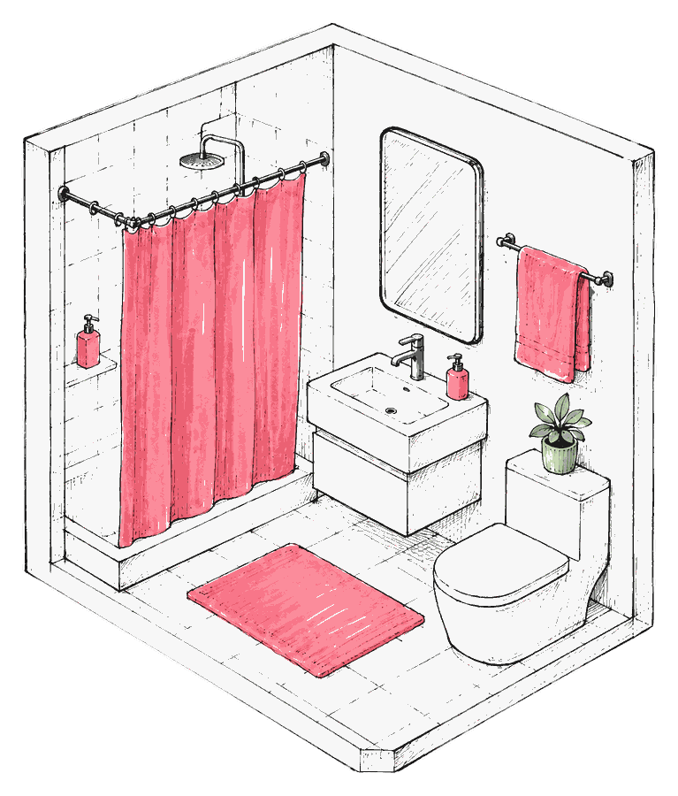 bathROOMs, el cuarto Porcelain